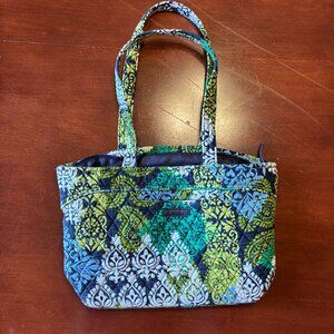 Vera Bradley Carson Mini Shoulder Bag Blue Star Medallion Purse